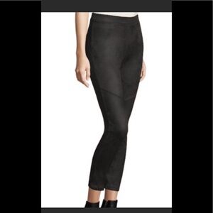 NWOT STELLA LUCE Faux Suede/Leather Leggings L